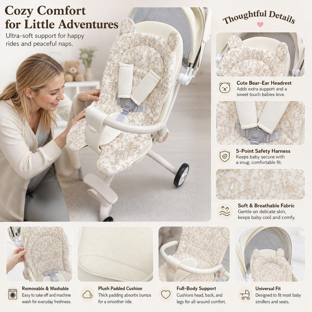 Infant Car Seat Cover - Bantalan Kursi Kereta Dorong Bayi Kasur