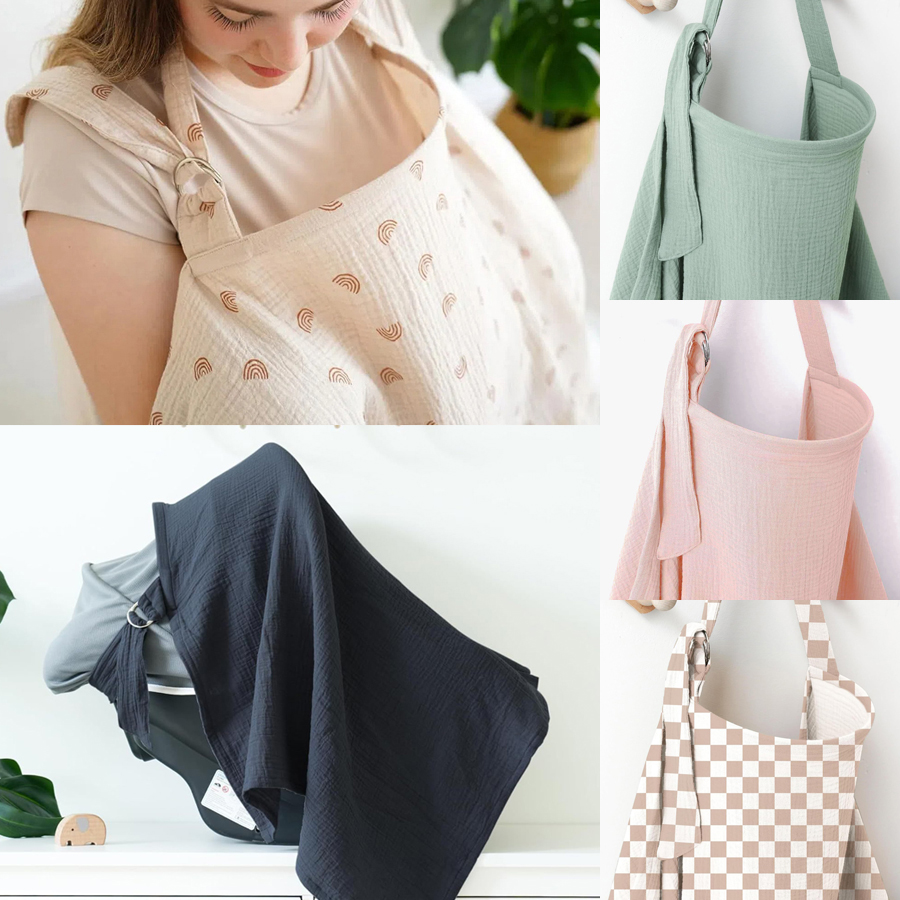 Penutup Menyusui Muslin Portab - Infant Car Seat Cover ulasan dan harga
